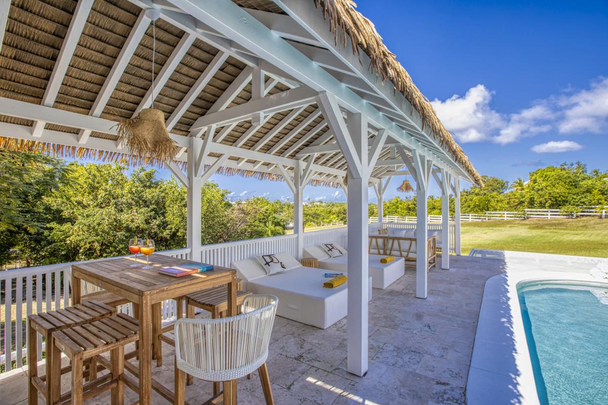 A louer villa 3 chambre Terres Basses Saint Martin_ Piscine - 4